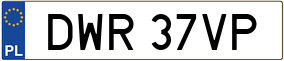 Truck License Plate